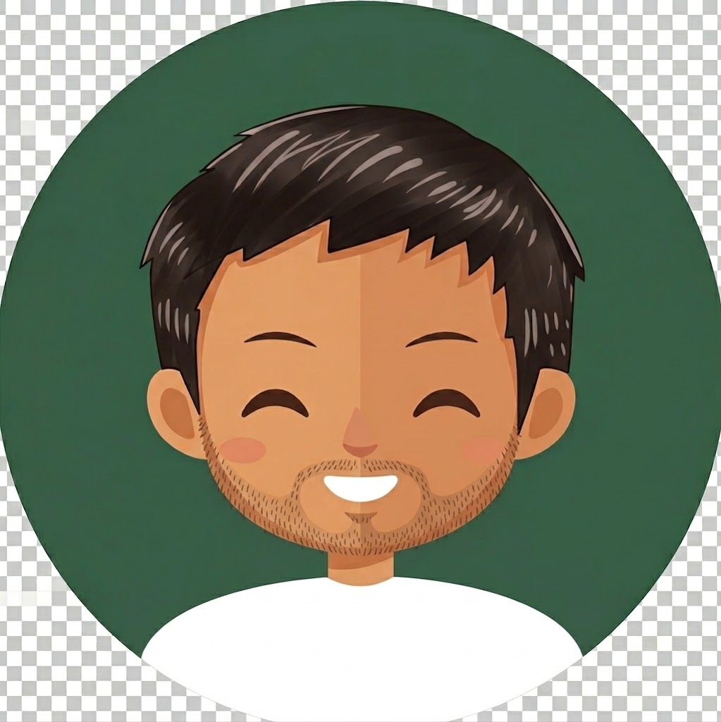 Illustrated portrait of Roger