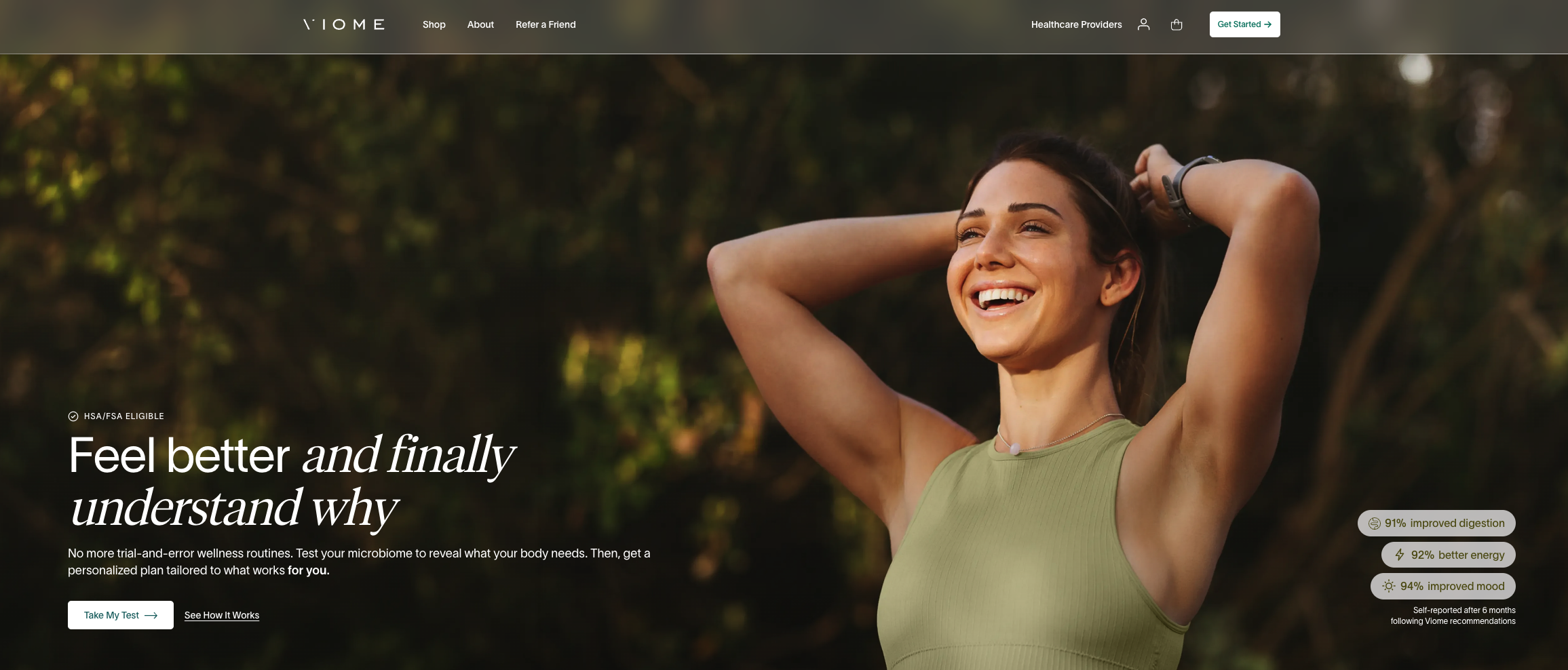 Screenshots from Viome and ViomePro projects
